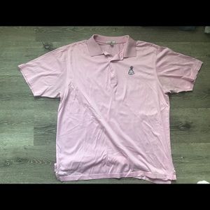 Peter Millar Large Pink Shinnecock Polo